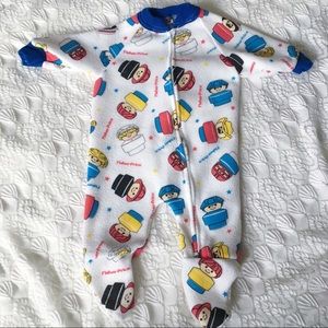 Vintage fisher Price little people baby pajamas💗